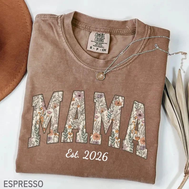 Custom Mama Boho Comfort Tee Personalized Gift Soft Top for Her Unisex , , , Long Sleeve Tee