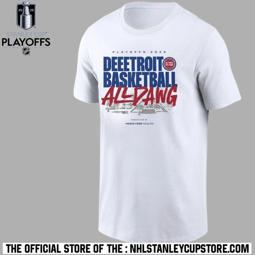 Playoffs 2026 Deeetroit Basketball All Dawg Shirt Unisex , , , Long Sleeve Tee