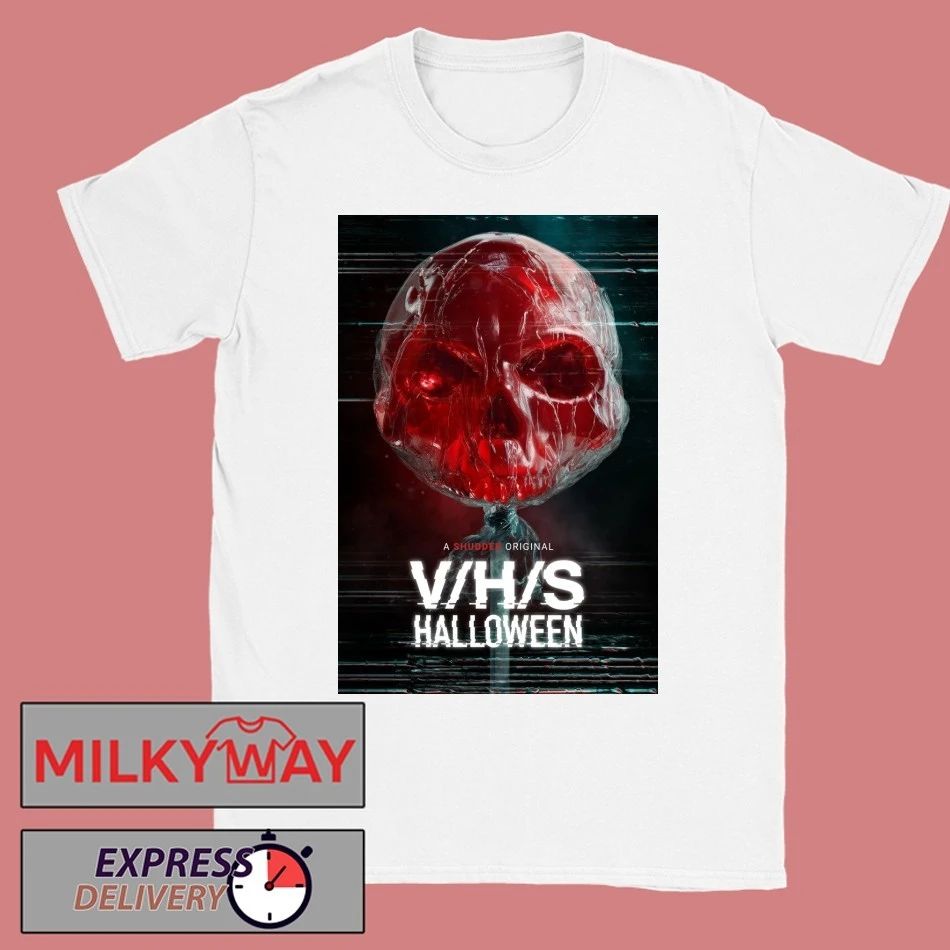 VHS Halloween A Shudder Original Official Poster On October 3 2025 shirt Unisex , , , Long Sleeve Tee