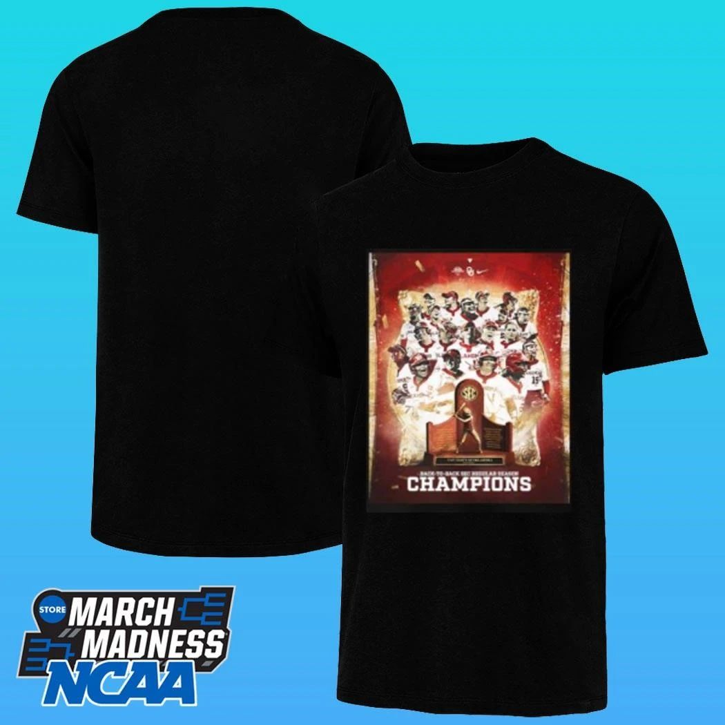 Congrats Oklahoma Sooners Softball 2026 Back-to-back Sec Regular Season Champions Poster Shirt