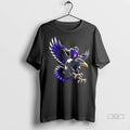 Trendy Officials Baltimore Ravens Gridiron Style Purple Grit Design Shirt Sweater Unisex , , , Long Sleeve Tee
