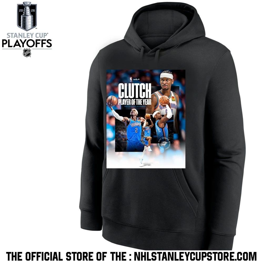 Shai Gilgeous Alexander SGA Clutch Player Of The Year 2026 NBA Season Shirt Unisex , , , Long Sleeve Tee