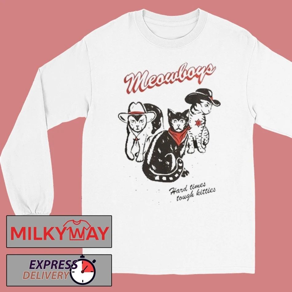 Meowboys Shirt Unisex , , , Long Sleeve Tee