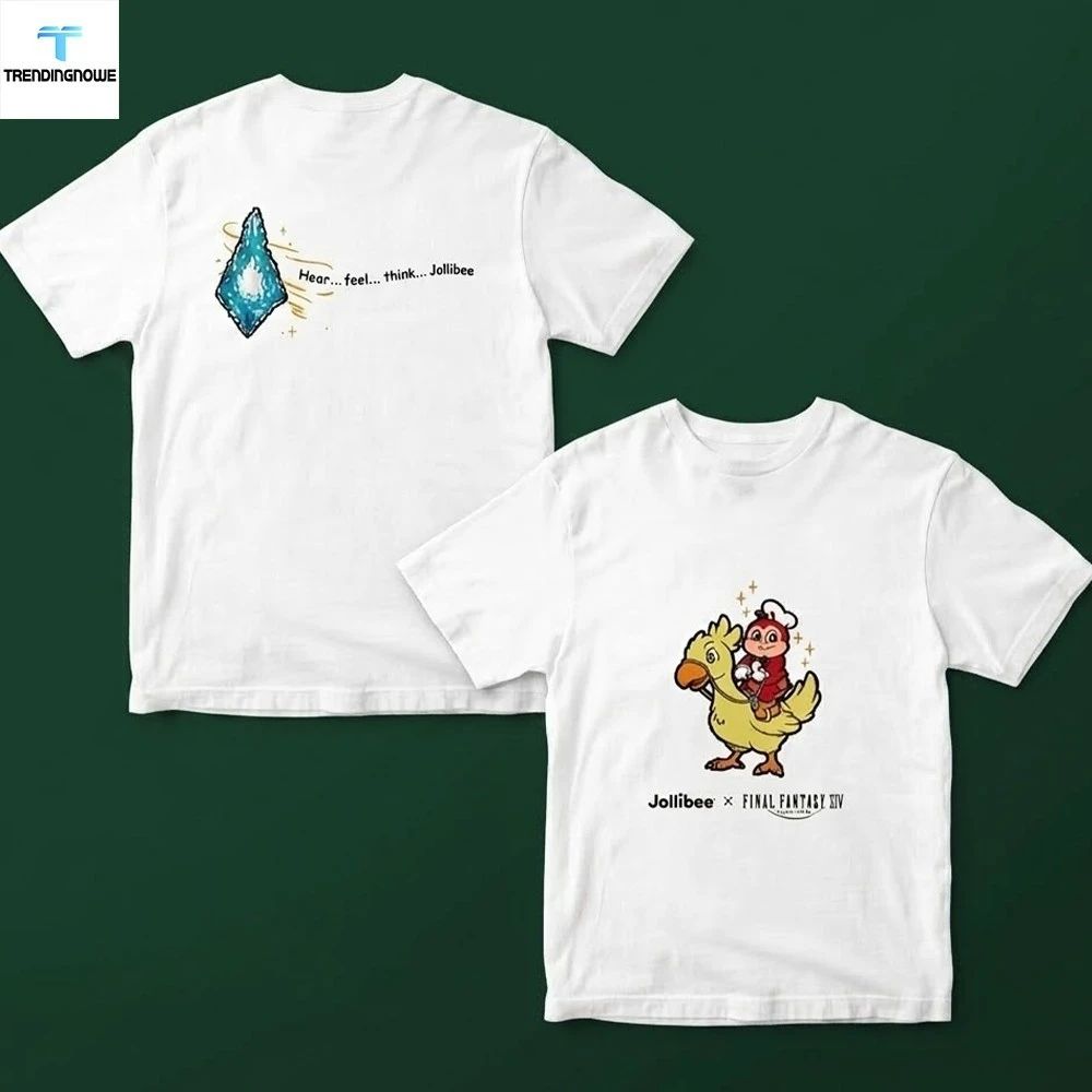Jollibee Final Fantasy Xiv Chocobo Shirt Unisex , , , Long Sleeve Tee