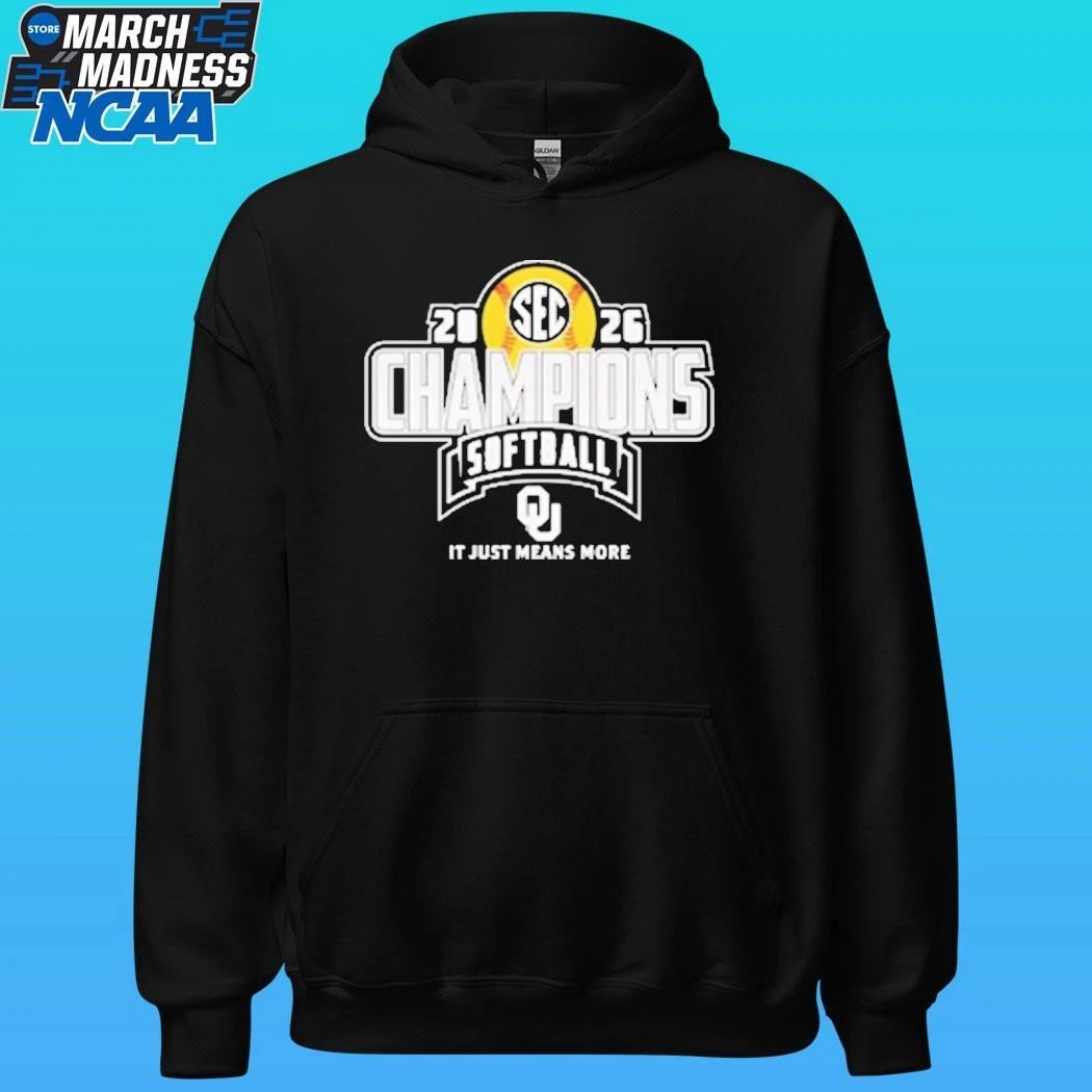 Oklahoma Sooners 2026 Sec Regular Season Softball Champions It Just Means More Locker Room Shirt