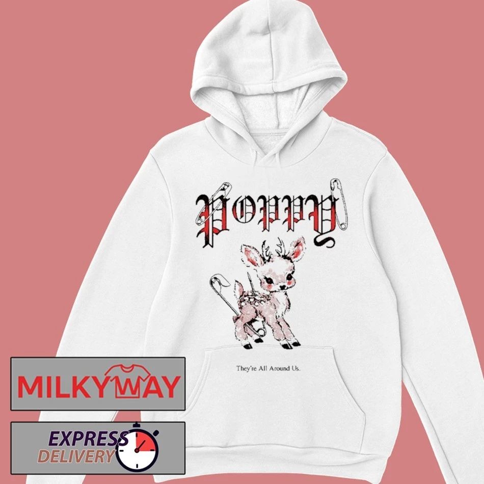 Poppy Deer Shirt Unisex , , , Long Sleeve Tee