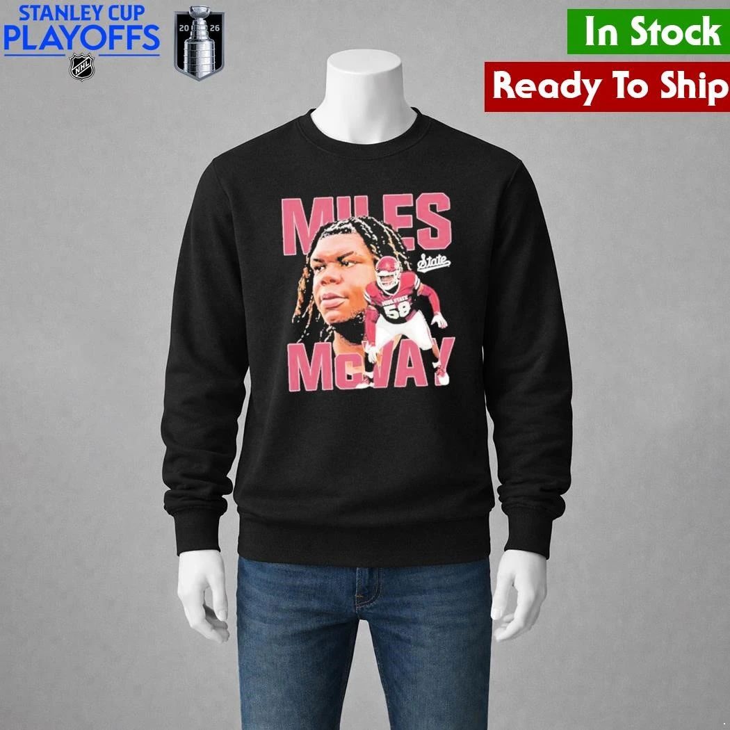 Miles McVay Mississippi State Bulldogs football collage 2026 Shirt Unisex , , , Long Sleeve Tee