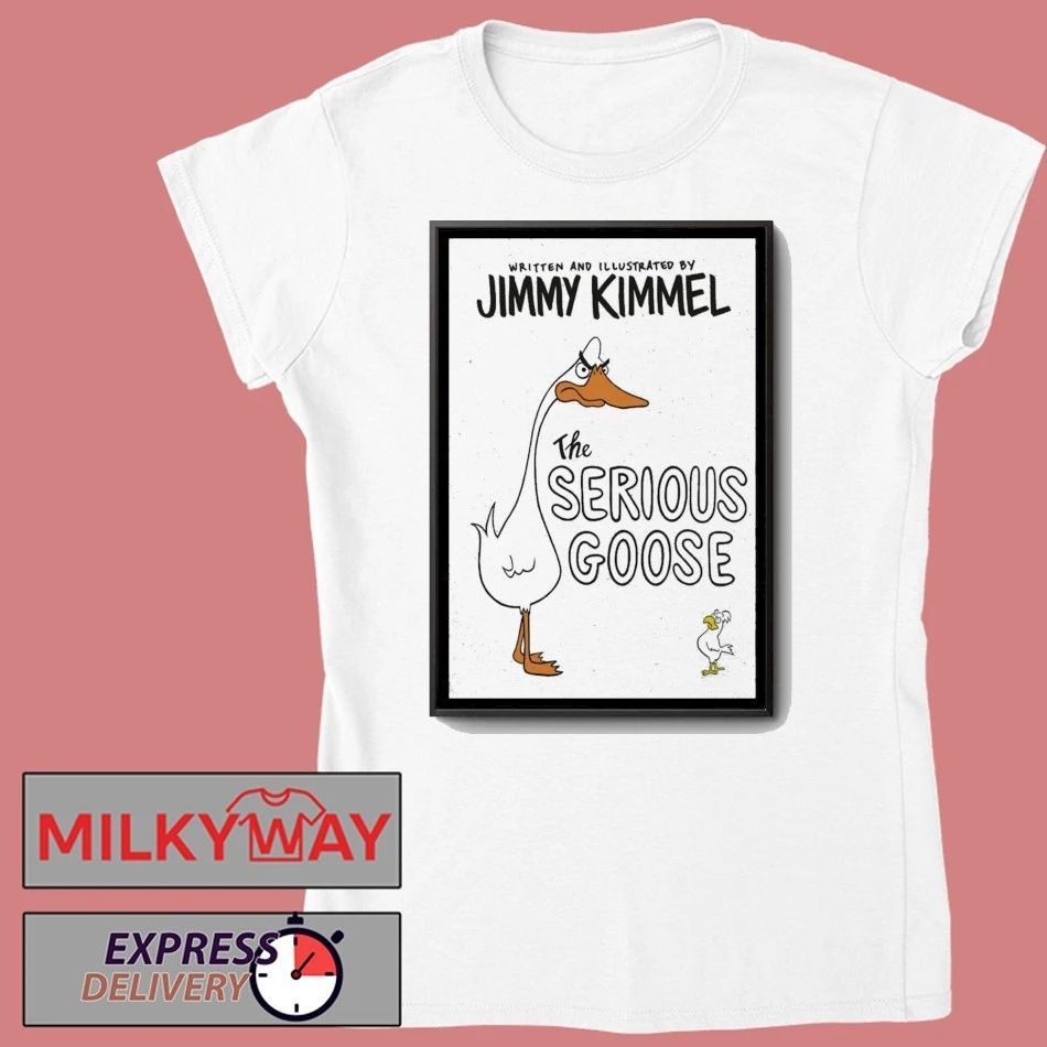 The Serious Goose Illustrated Art Poster shirt Unisex , , , Long Sleeve Tee