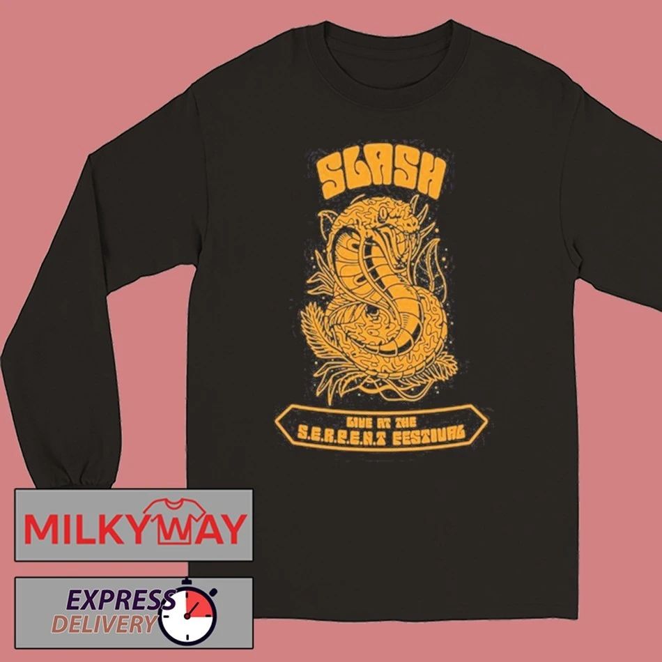 Slash Live at the S.E.R.P.E.N.T. Festival 2025 Shirt Unisex , , , Long Sleeve Tee