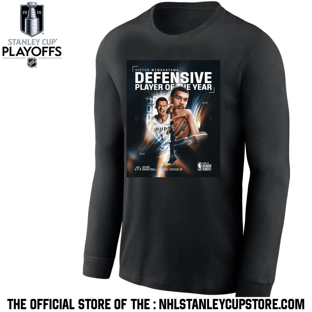 Victor Wembanyama Defensive Player Of The Year Shirt Unisex , , , Long Sleeve Tee