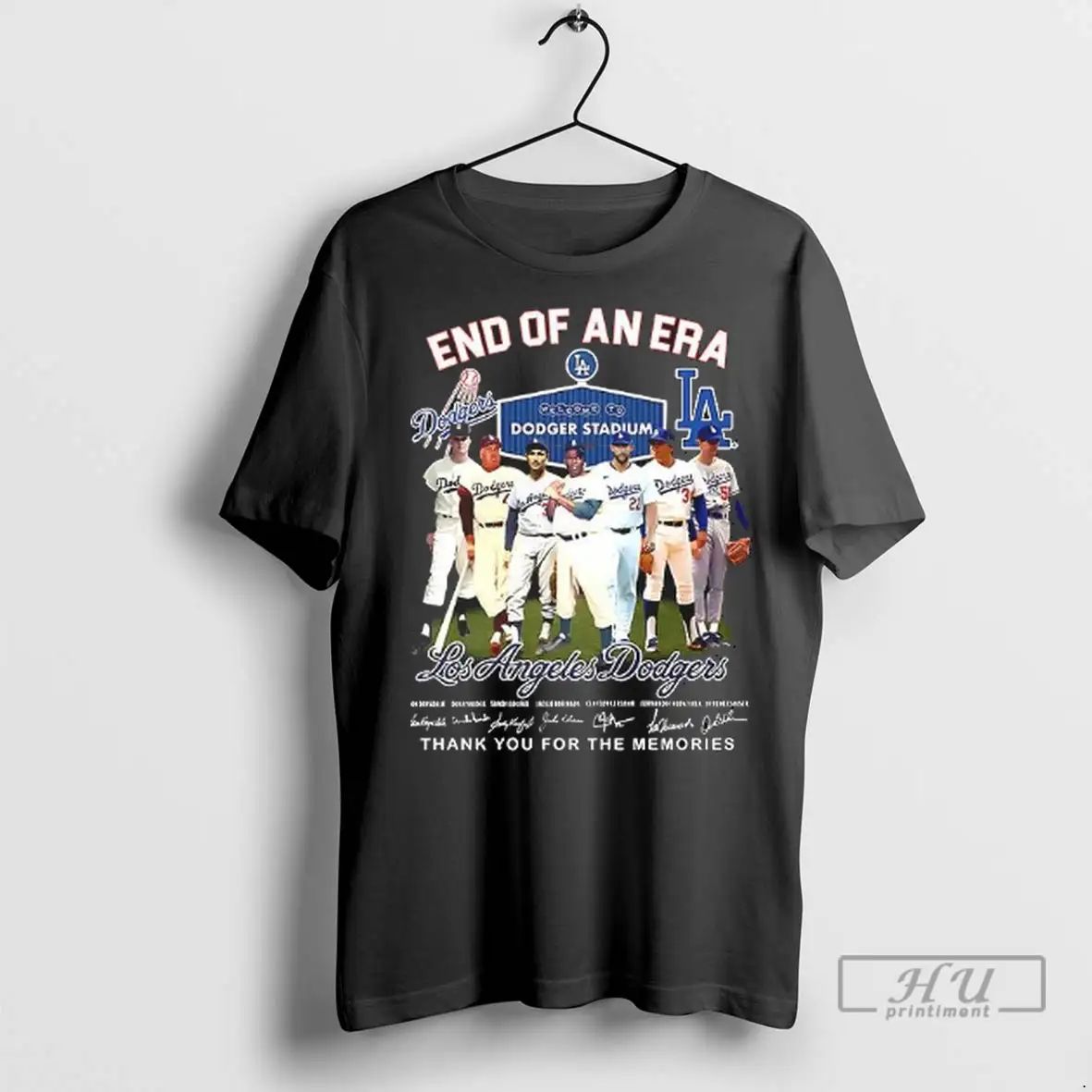 Officials End Of An Era Los Angeles Dodgers Thank You For The Memories T Shirts Unisex , , , Long Sleeve Tee