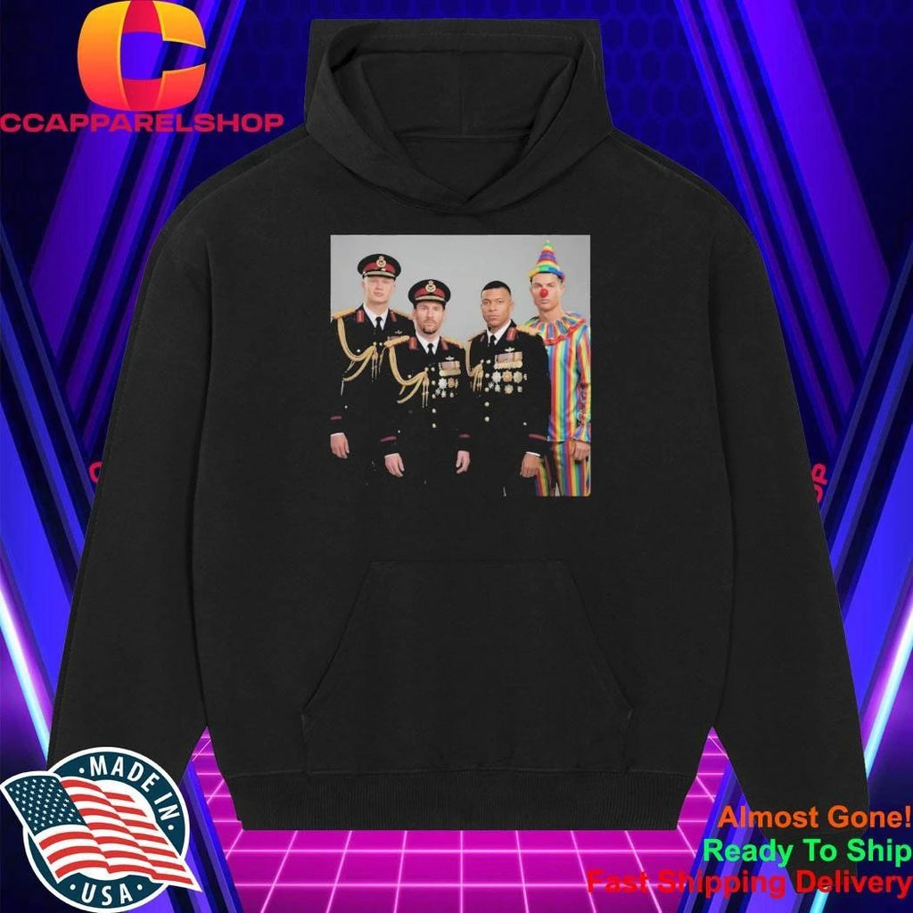 Dictator Meme Haaland Messi Mbappe Ronaldo Clown Shirt