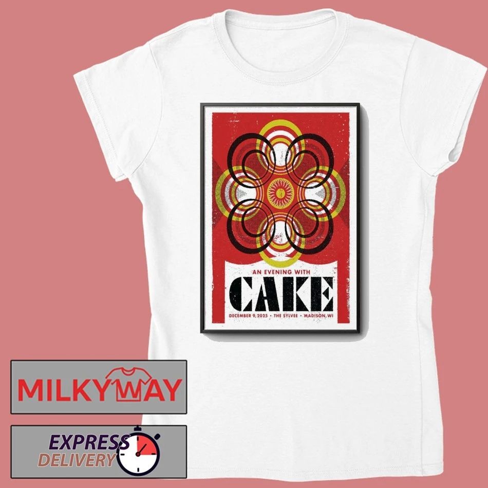 Cake Band The Sylvee, Madison, WI December 09, 2025 Poster shirt Unisex , , , Long Sleeve Tee