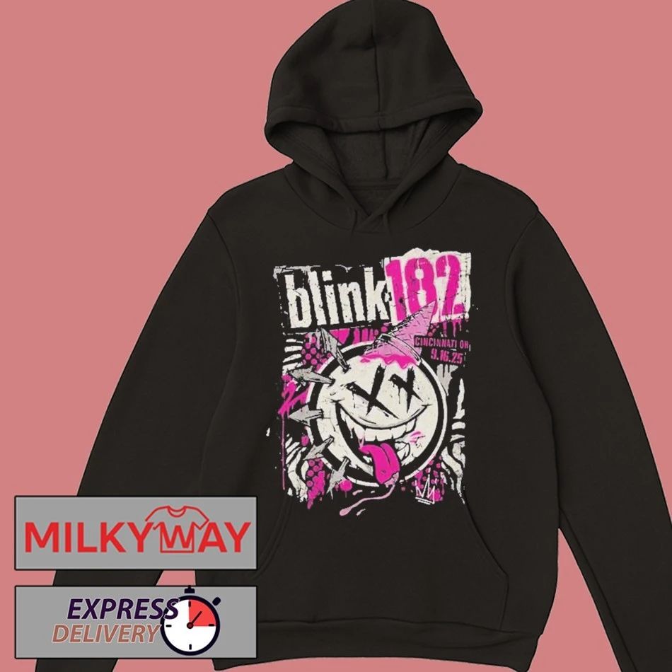 Blink 182 Cincinnati Show At Riverbend Music Center On September 16 2025 Cincinnati OH shirt