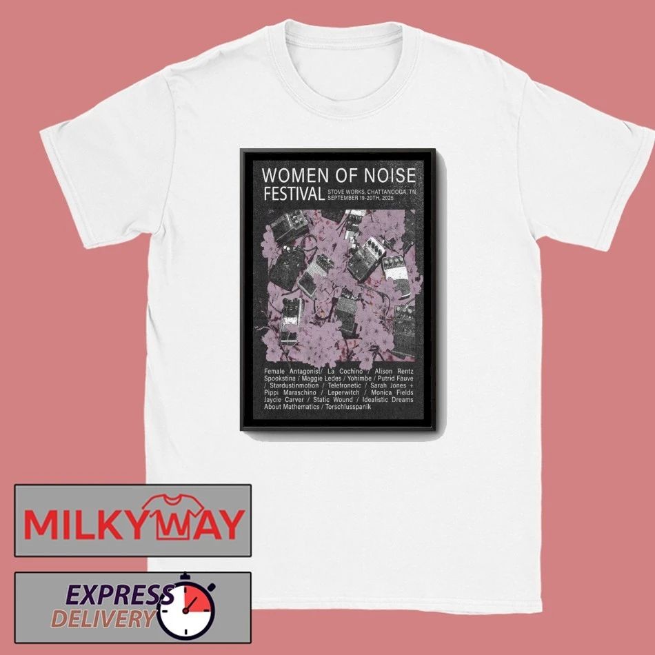 2025 Women Of Noise Festival Poster shirt Unisex , , , Long Sleeve Tee