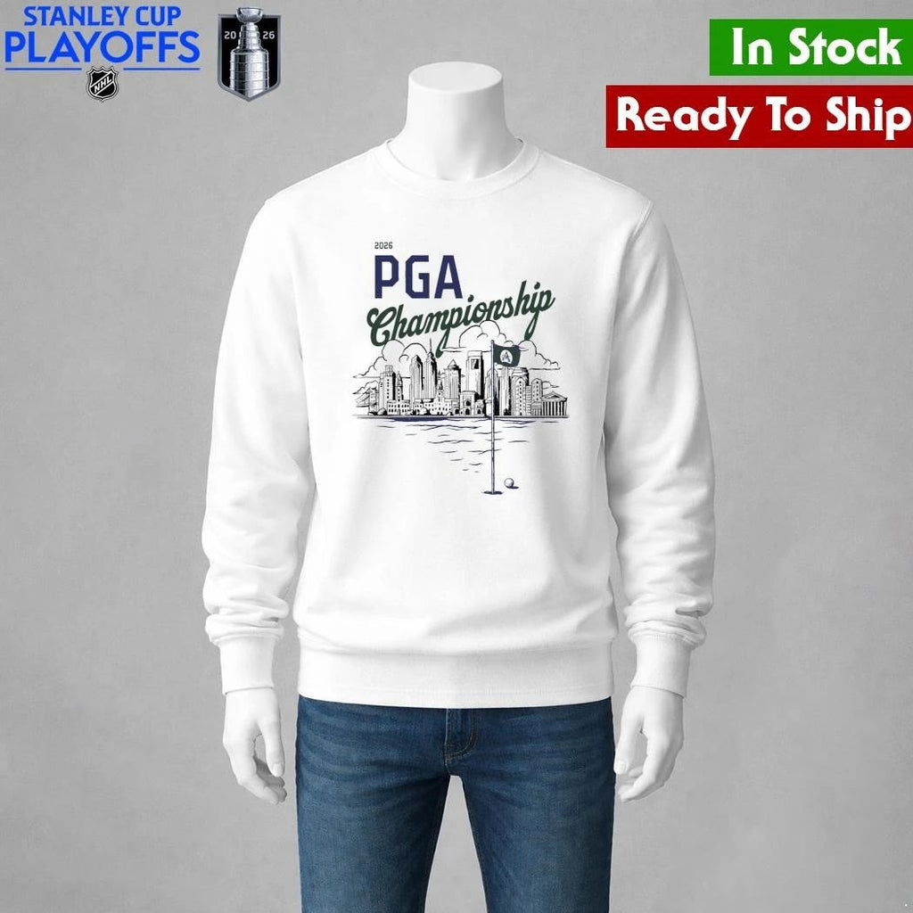 PGA Championship x Barstool Golf Philadelphia Skyline Shirt Unisex , , , Long Sleeve Tee
