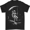 Space Swing Astronaut Spaceman Moon Fantasy Mens 100% Cotton Unisex , , , Long Sleeve Tee