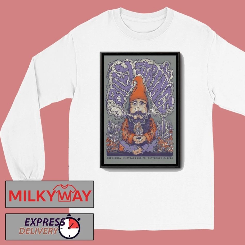 Billy Strings Chattanooga Poster September 17 2025 shirt Unisex , , , Long Sleeve Tee