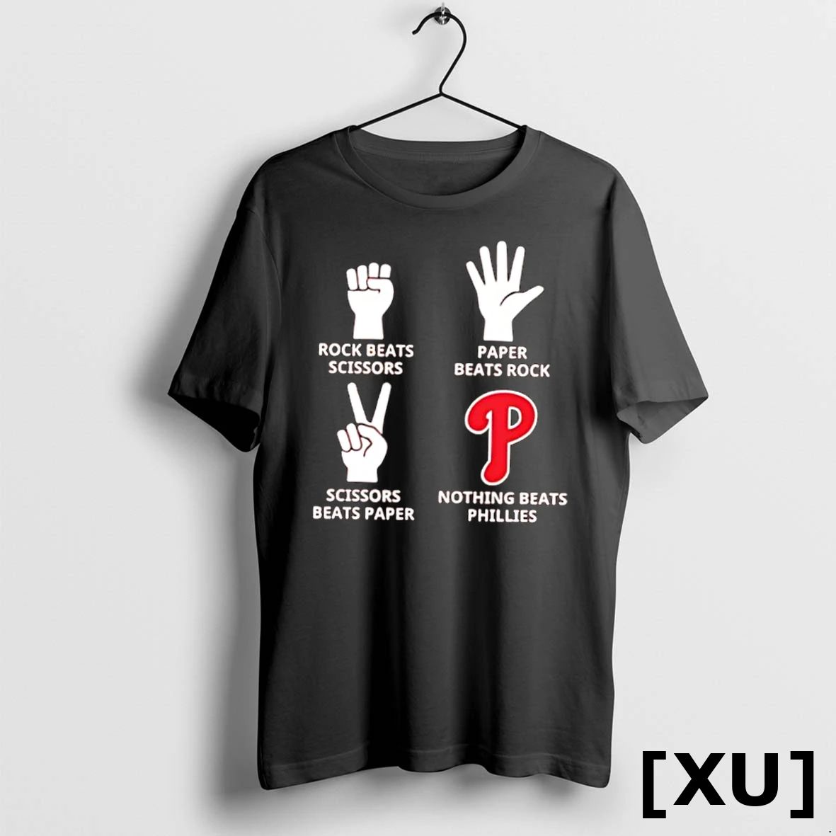 Official Nothing Beats Phillies Hands Rock Beats Scissors Paper Beat Rock Tshirts Sweater Unisex , , , Long Sleeve Tee