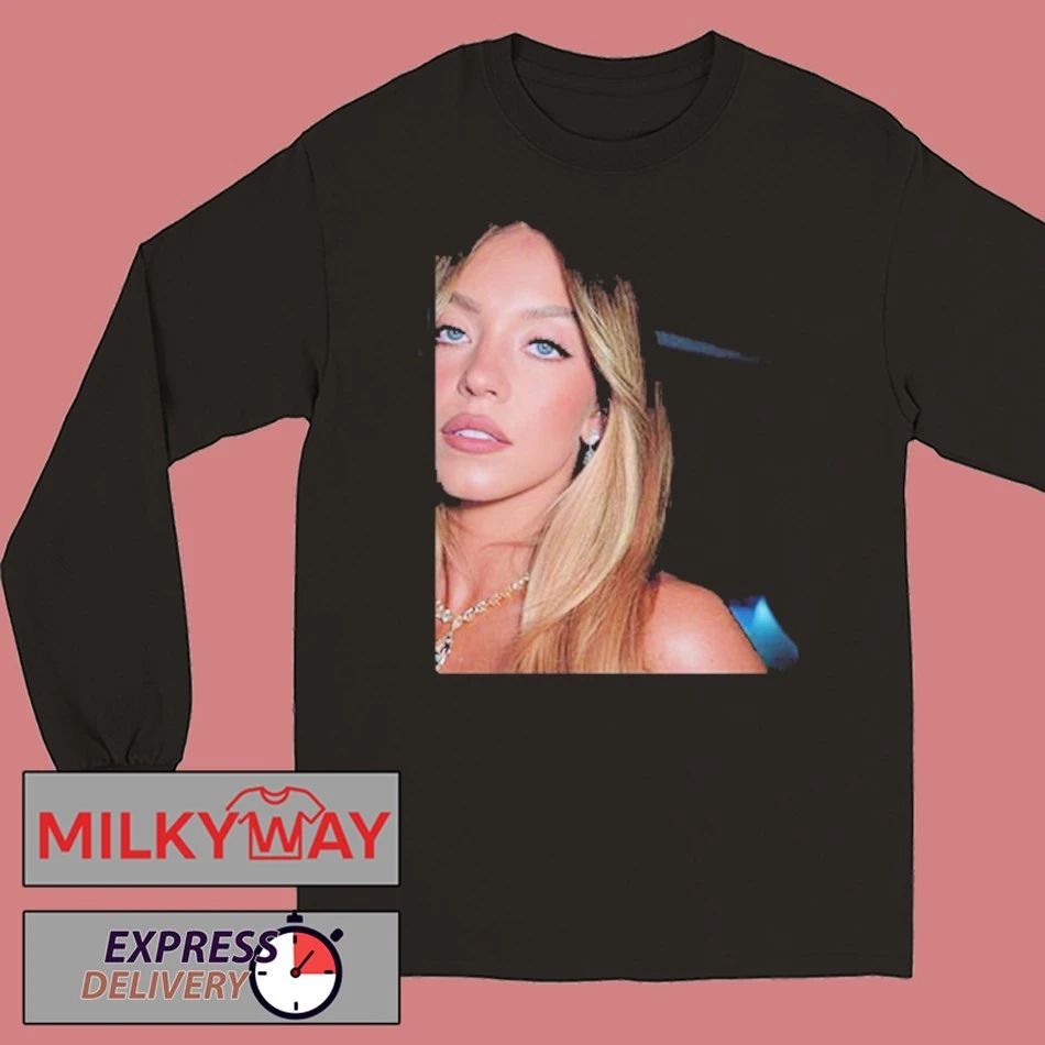 Sydney Sweeney Beauty At Emmys 2025 Jump Trailers Shirt Unisex , , , Long Sleeve Tee