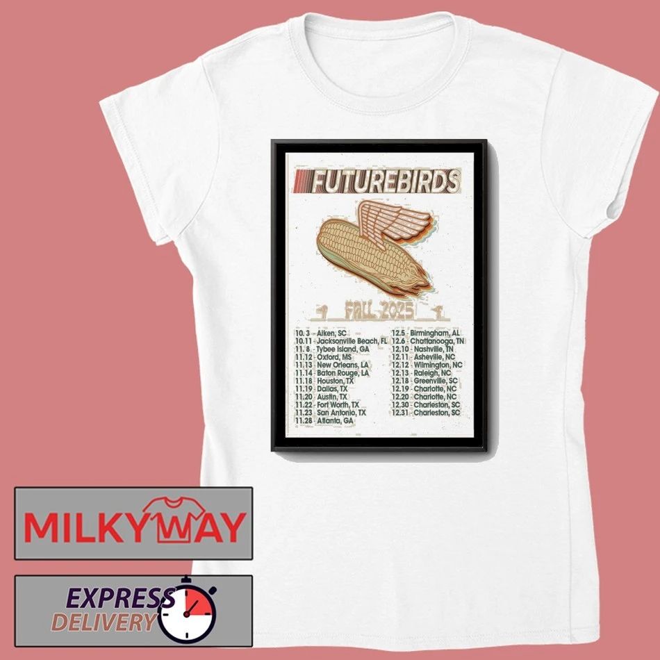 Futurebirds 2025 Fall Tour Poster shirt Unisex , , , Long Sleeve Tee