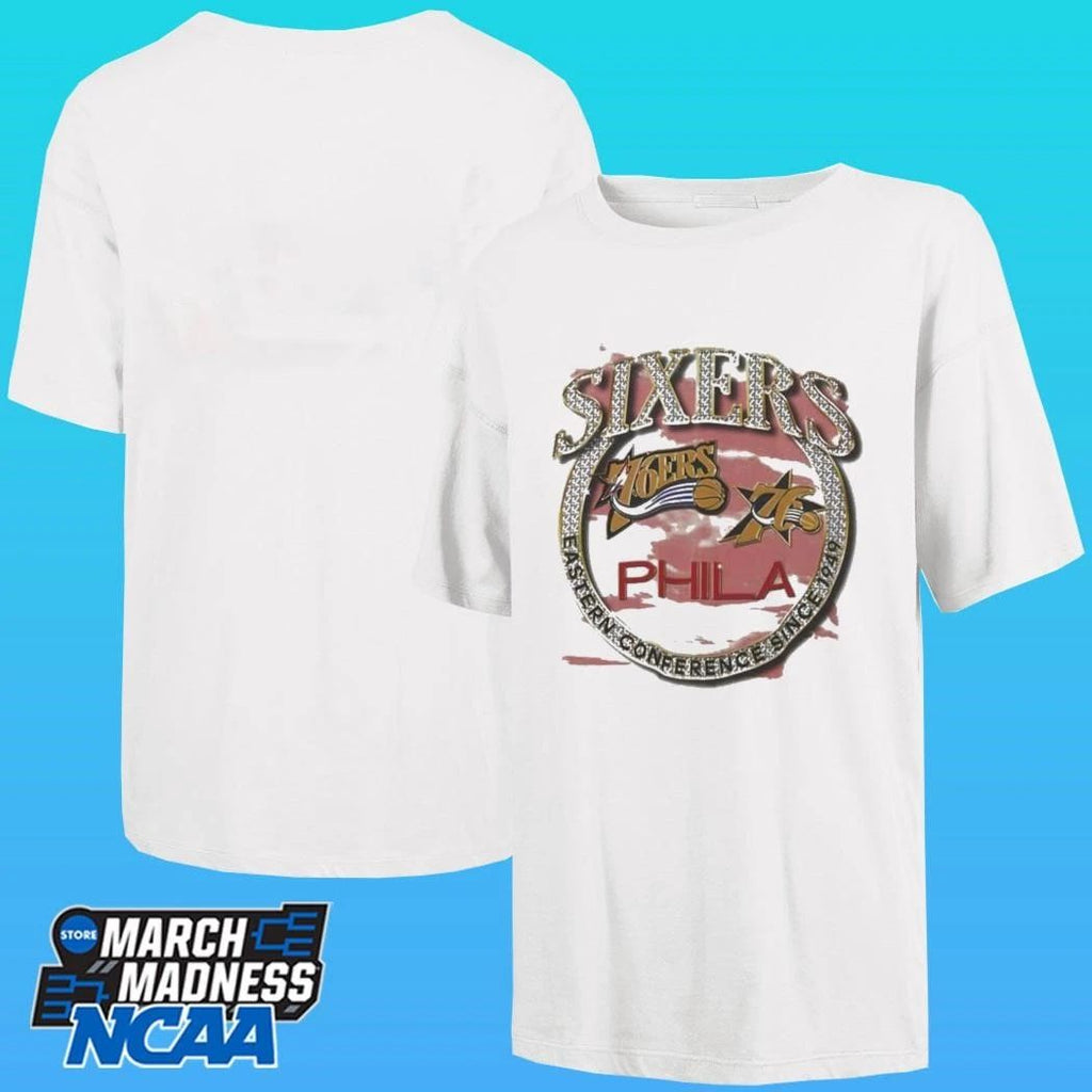 Philadelphia 76ers Hardwood Classics Crown Jewels Shirt Unisex , , , Long Sleeve Tee