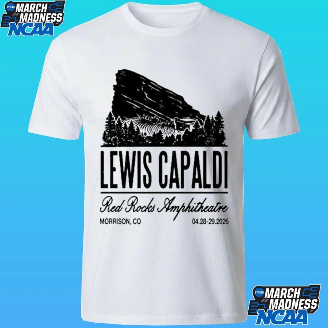 Lewis Capaldi Apr 28-29 2026 Red Rocks Shirt Unisex , , , Long Sleeve Tee