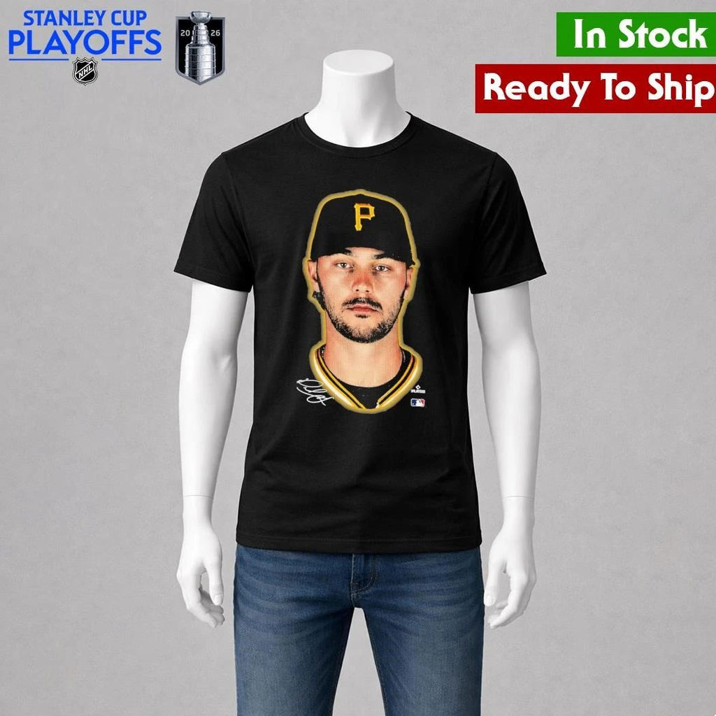 Pittsburgh Pirates Paul Skenes Outerstuff Black Headliner Shirt Unisex , , , Long Sleeve Tee