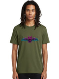 Flying-Bat-6 Mens Graphic Tee, 100% Cotton, Casual Summer Wear Unisex , , , Long Sleeve Tee