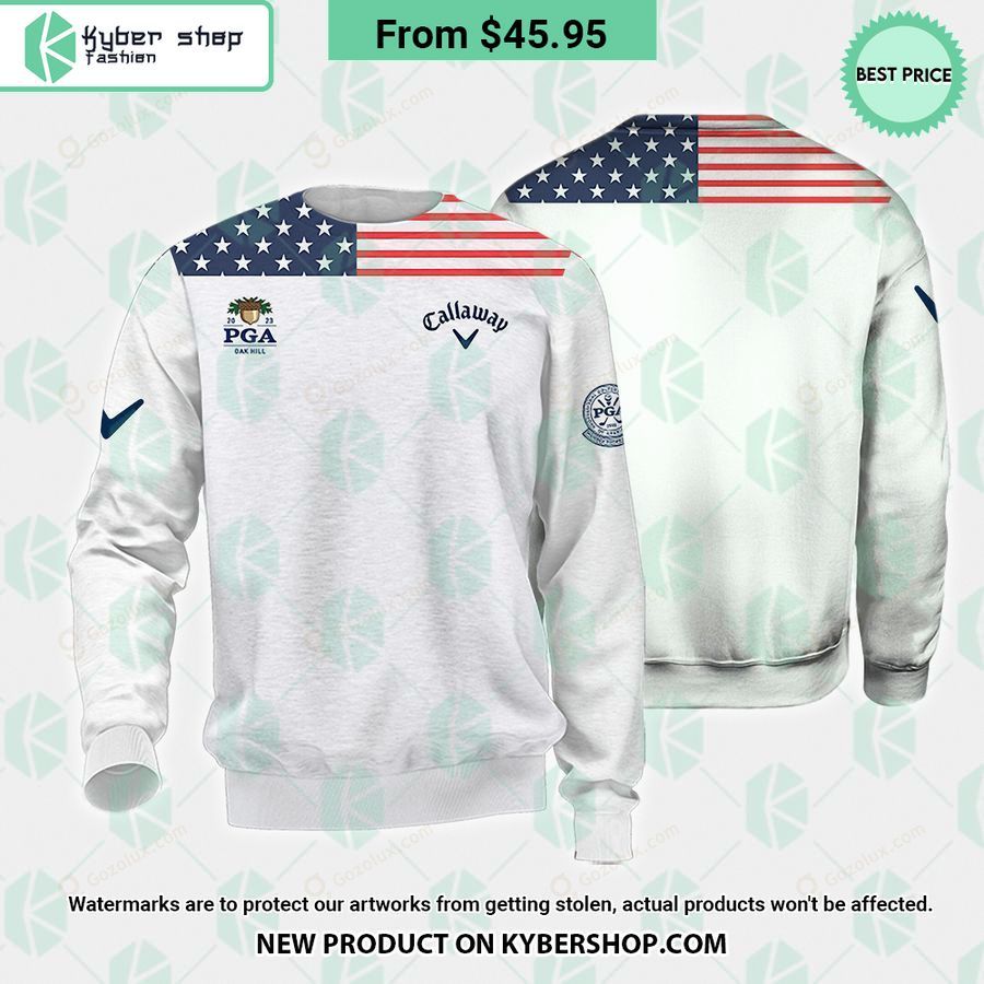 US Flag PGA Callaway Polo Shirt