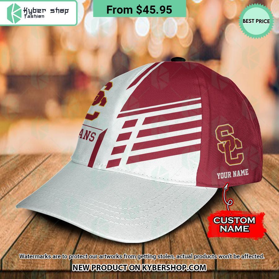 USC Trojans CUSTOM Polo Shirt, Cap