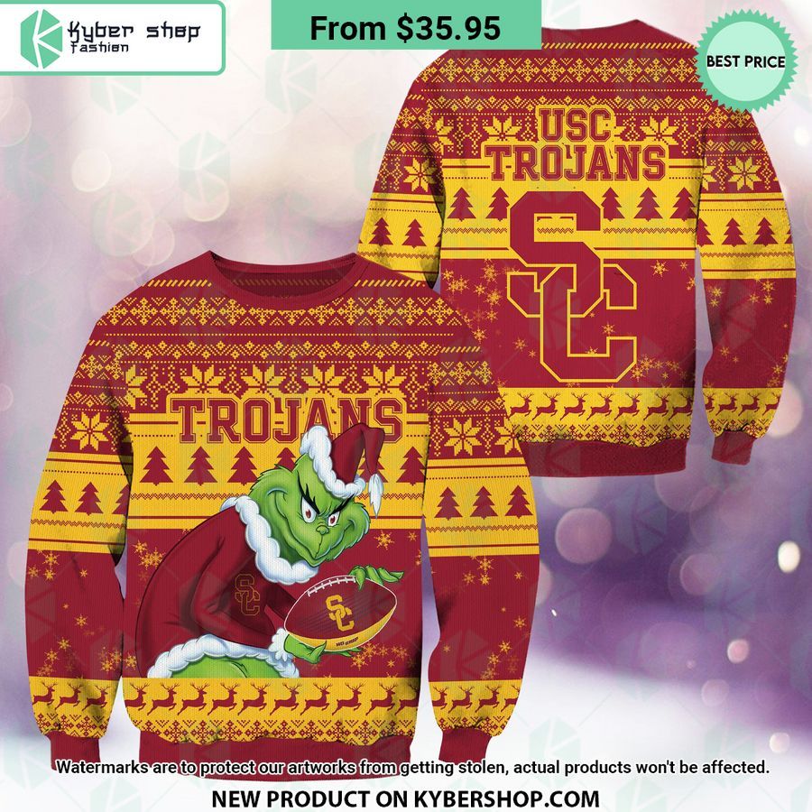 USC Trojans Grinch Christmas Sweater