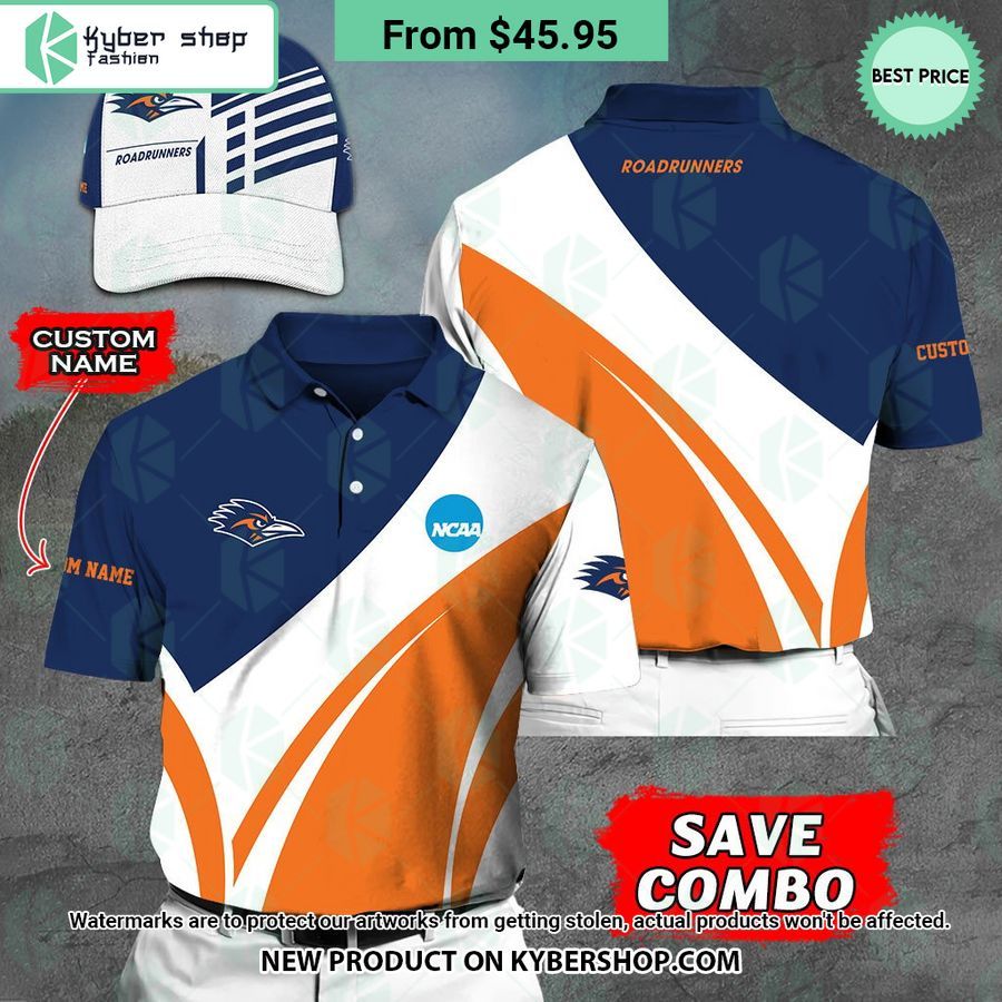UTSA Roadrunners CUSTOM Polo Shirt, Cap