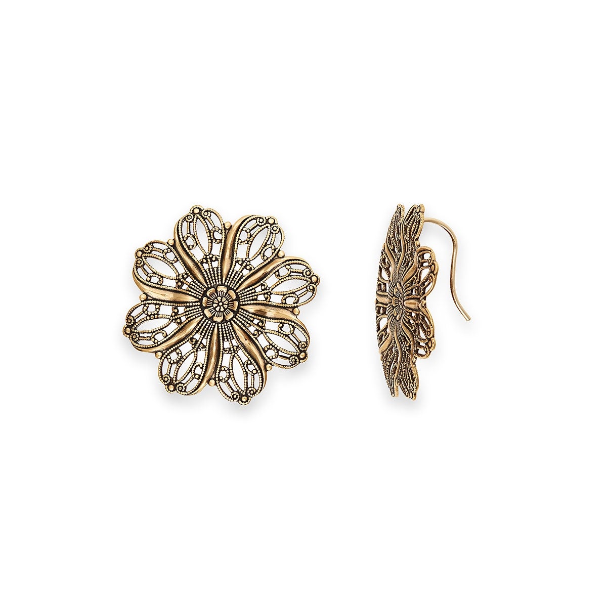 Snowflake Drop Earrings T-Shirts