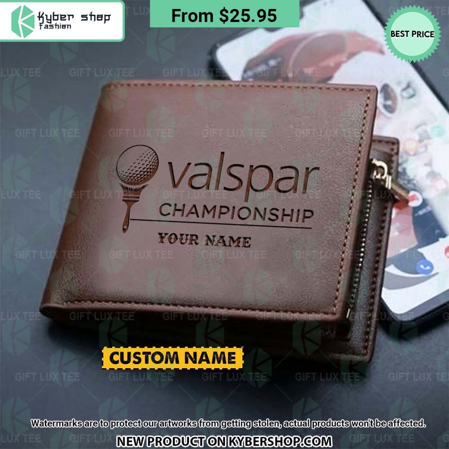 Valspar Championship CUSTOM Leather Wallet