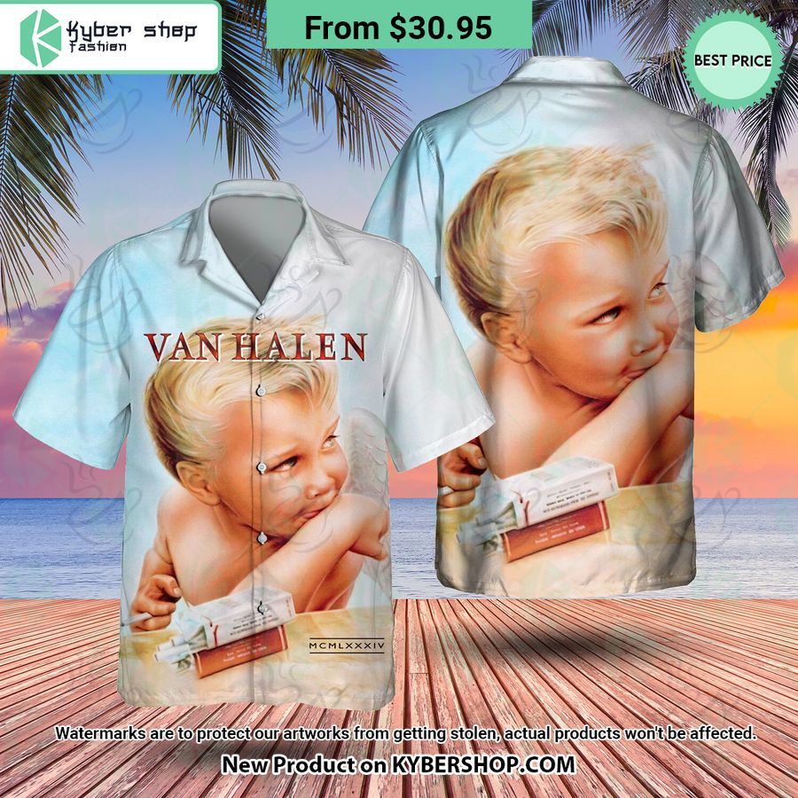 Van Halen 1984 Album Hawaiian Shirt