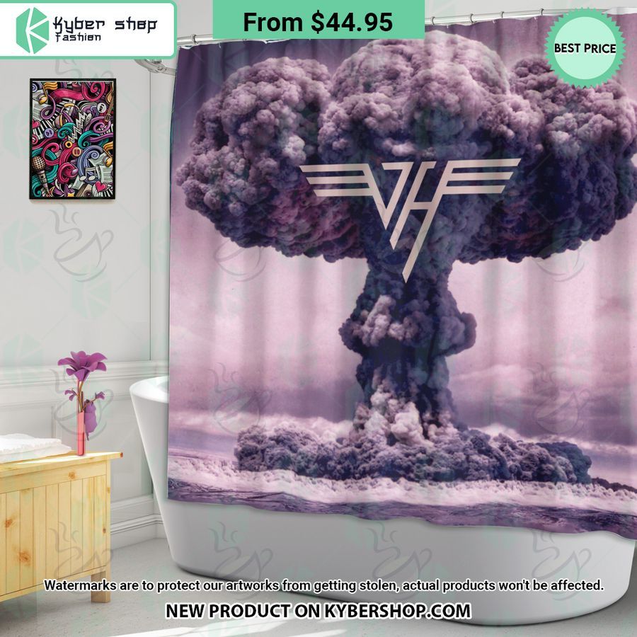 Van Halen Fallout In Little Rock ’79 Album Windown Curtain, Shower Curtain