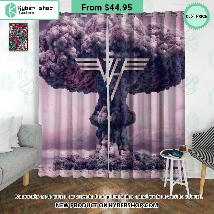 Van Halen Fallout In Little Rock ’79 Album Windown Curtain, Shower Curtain