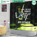 Van Halen Yes I’M Old But I Saw On Stage Windown Curtain, Shower Curtain