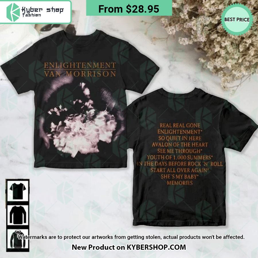 Van Morrison Enlightenment Album Cover Shirt