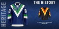 Vancouver Canucks Heritage Concepts team logo Hockey Jersey