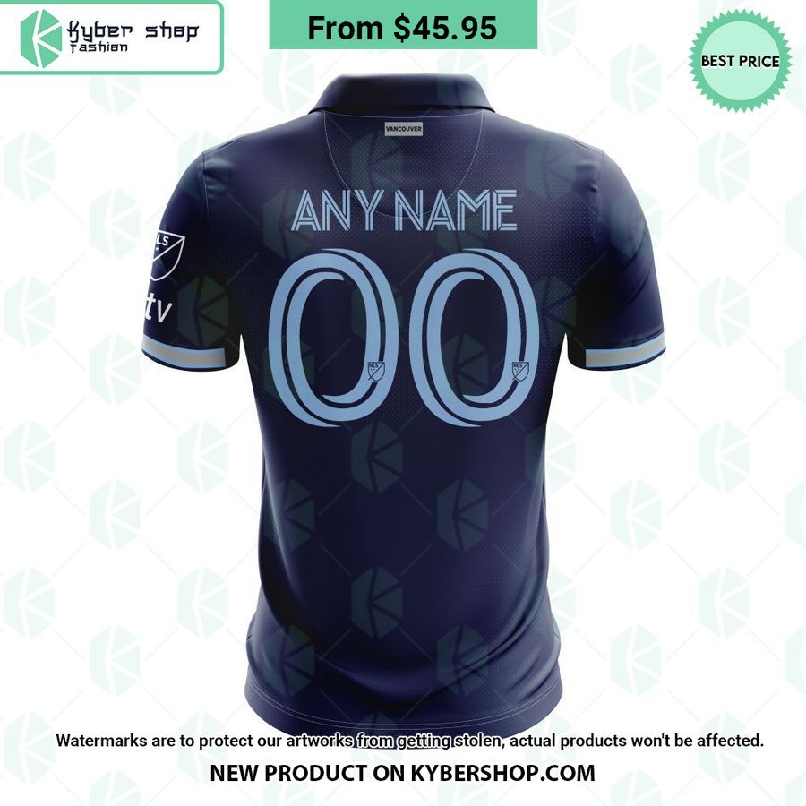 Vancouver Whitecaps FC 2023 Away The Hoop X This City CUSTOM Polo Shirt