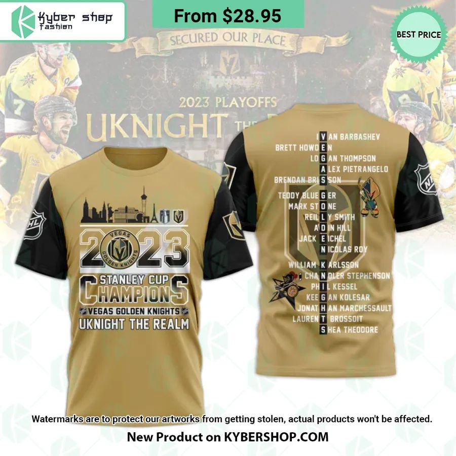Vegas Golden Knights 2023 Stanley Cup Champions T Shirt