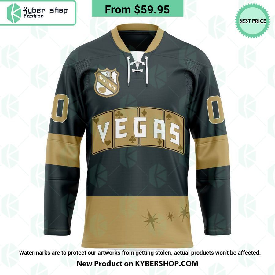 Vegas Golden Knights Heritage Concepts team logo Hockey Jersey