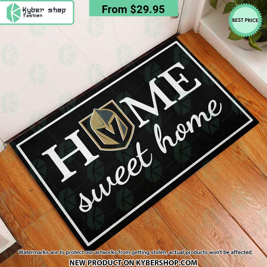 Vegas Golden Knights Home Sweet Home Doormat