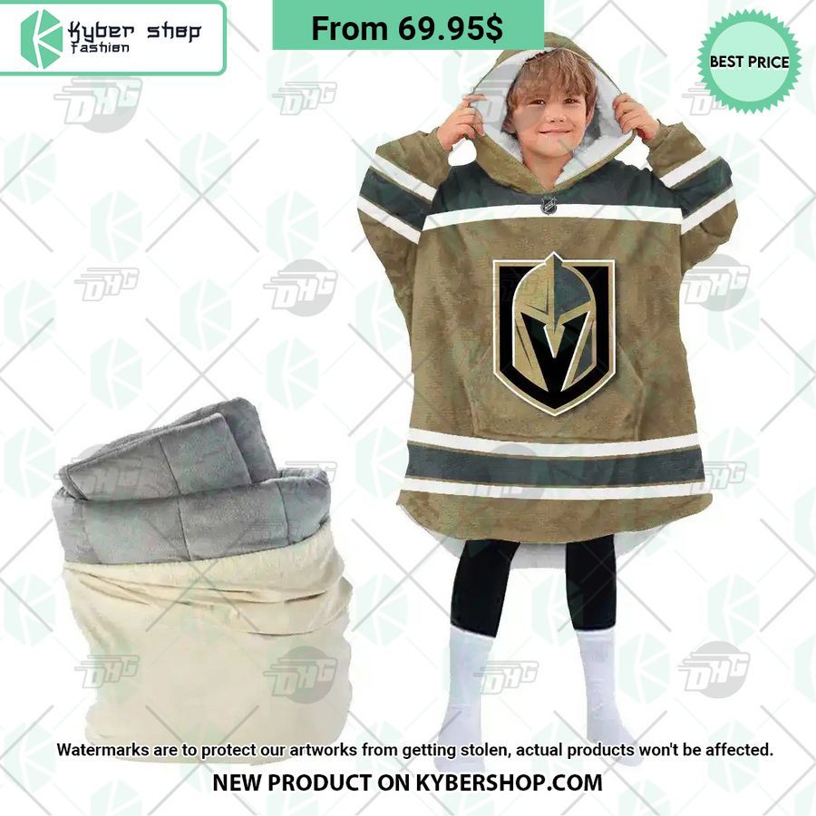 Vegas Golden Knights Hoodie Blanket