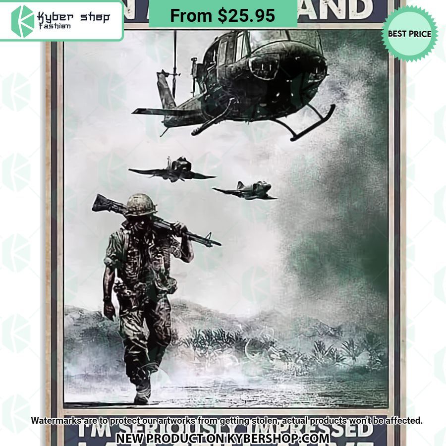 Veteran Sometimes I Look Back On My Life Poster