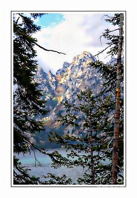 View Between The Trees Print Unisex , , , Long Sleeve Tee
