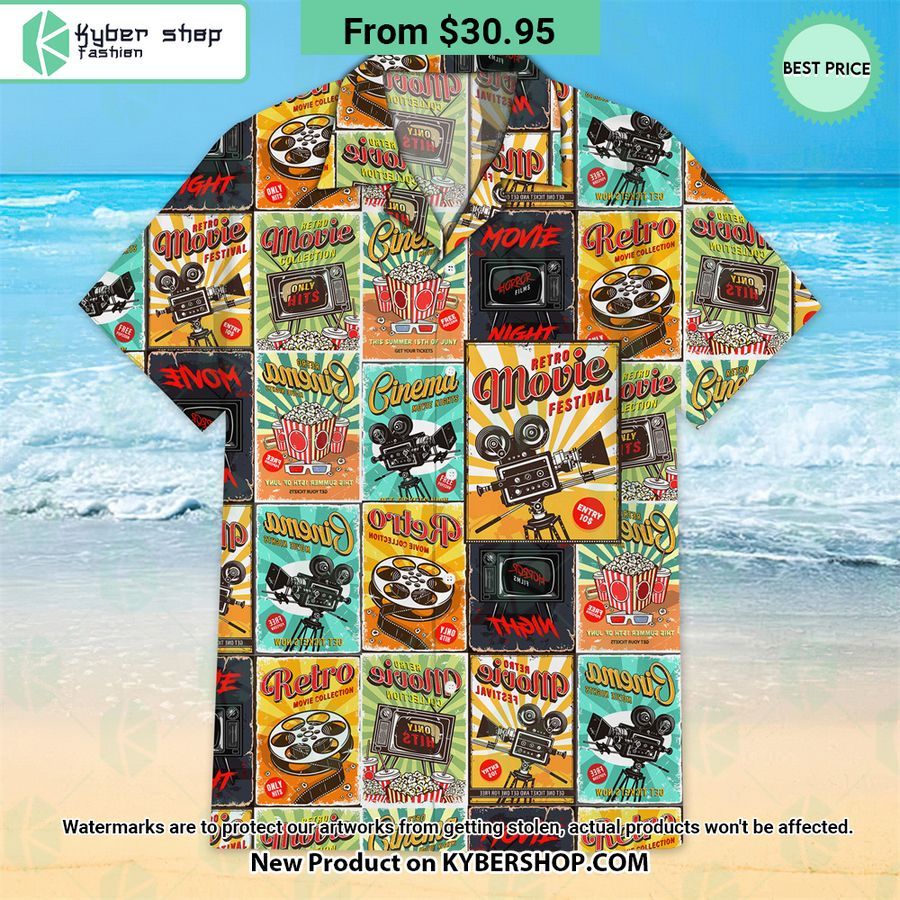 Vintage Movies Cartoon Series Hawaiian Shirt