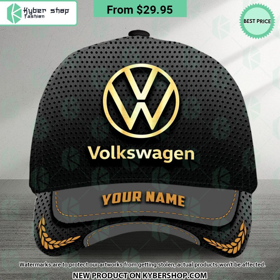 Volkswagen Logo CUSTOM name Cap